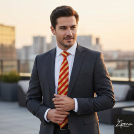Corbata rojo luz de estrella