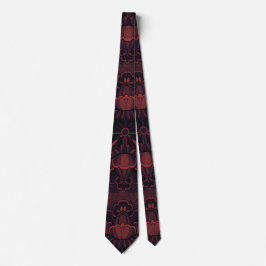 Corbata Rojo oscuro