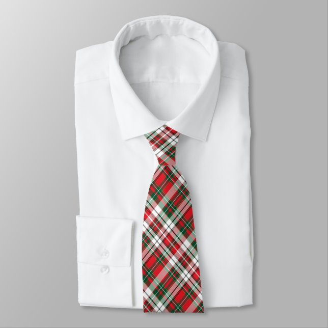 Corbata Rojo, verde y blanco (Atado)
