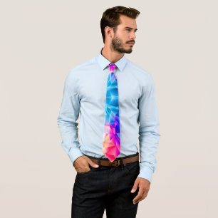Corbata rojos brillantes y azules