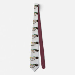 Corbata Rollo de canela y capuchino