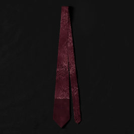 Corbata Romance del vino de medianoche | Damasco de zumbid
