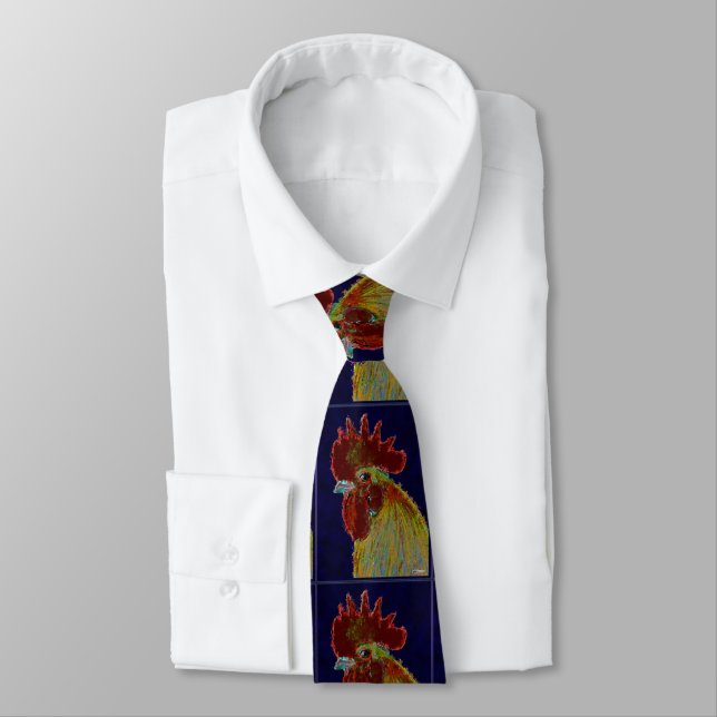 Corbata Rooster: Cabeza estilo libre (Atado)