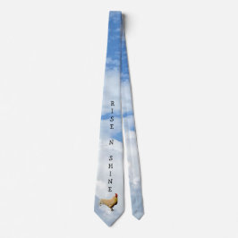 CORBATA ROOSTER SKY CLOUDS FOTO NECK TIE