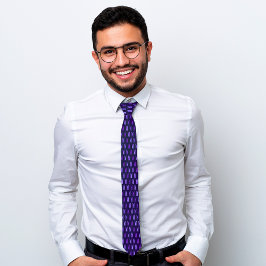 Corbata Ropa elegante estampado estriba de puntas de cuell