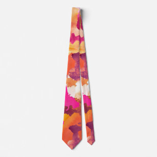 Corbata rosa camuflaje