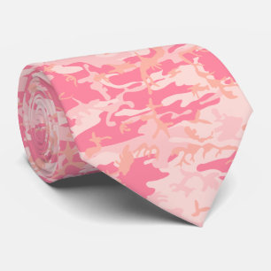 Corbata Rosa Claro, Rosa, Camuflaje de Melocotón