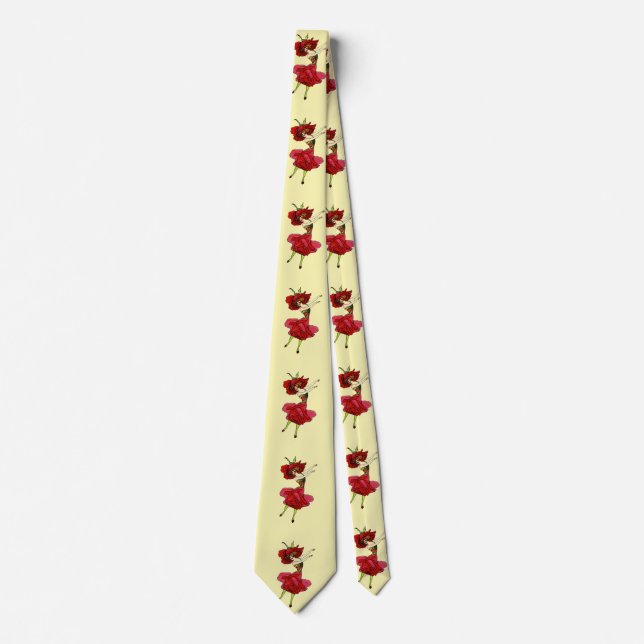 Corbata Rosa de belleza norteamericano, flores extravagant (Anverso)