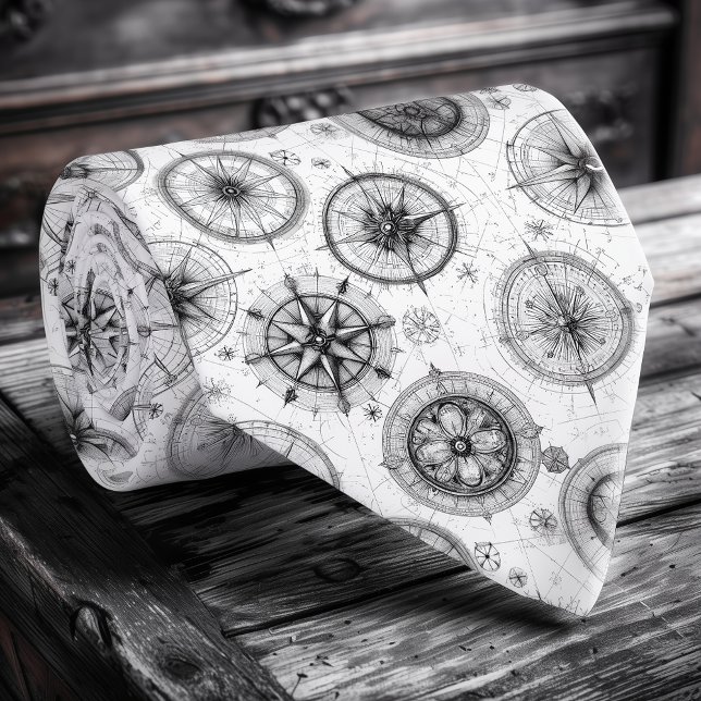 Corbata Rosa de brújula náutica (Subido por el creador)