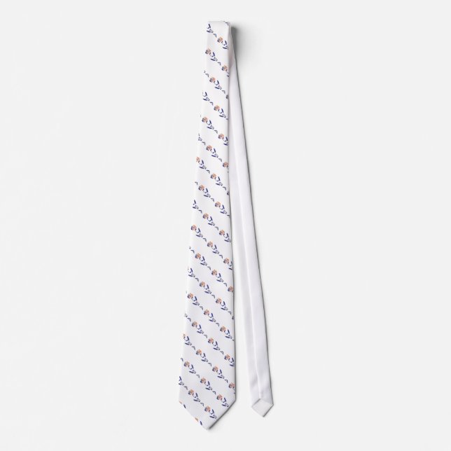 Corbata Rosa de la bandera estadounidense (Anverso)