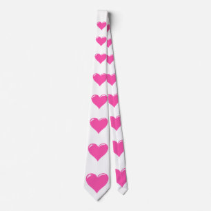 Corbata Rosa de los lazos del cuello del corazón - Tus col