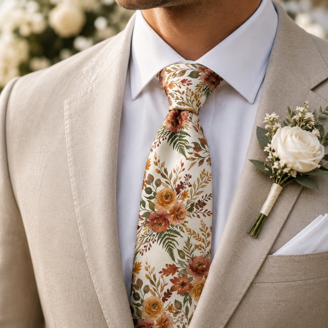 Corbata Rosa de Otoño y Simetría de Hoja Botánica Floral (Subido por el creador)
