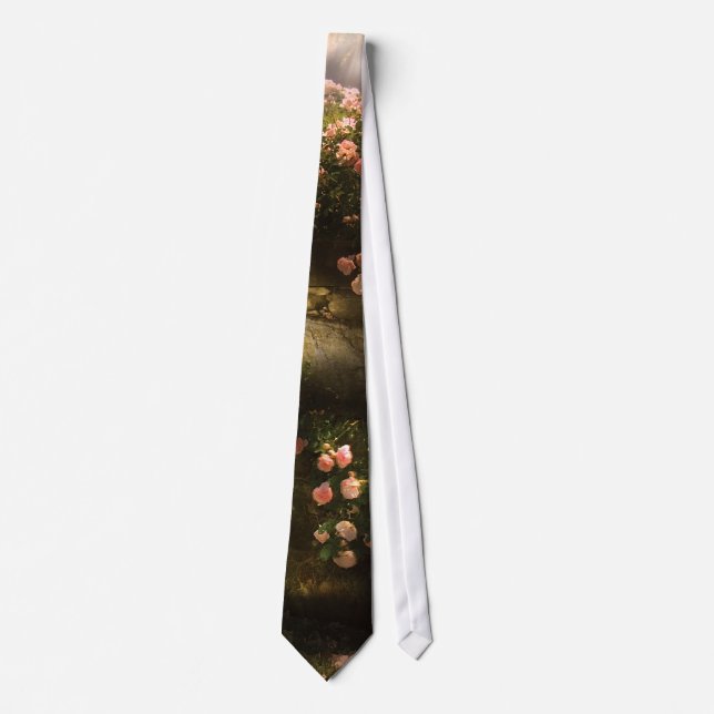 Corbata Rosa - En el jardín de rosas (Anverso)