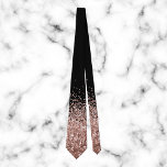 Corbata Rosa Oro Fading Waterfall Ombre Purpurina<br><div class="desc">Este diseño se creó a través del arte digital. Se puede personalizar haciendo clic en el botón personalizar y agregando texto, imágenes o borrando imágenes al personalizar. El purpurina es simulado. Contáctame en colorflowcreations@gmail.com si quieres tener este diseño en otro producto. Ver más de mis creaciones o seguirme en www.facebook.com/colorflowcreations,...</div>