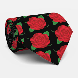 Corbata Rosa Roja bonito
