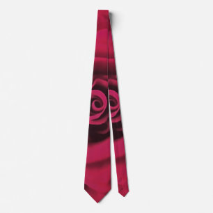 Corbata Rosa Roja grande