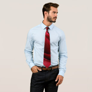 Corbata rosa rojo profundo