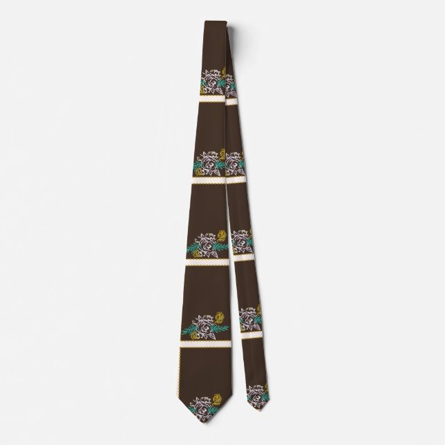 Corbata Rosa Toffee (Anverso)