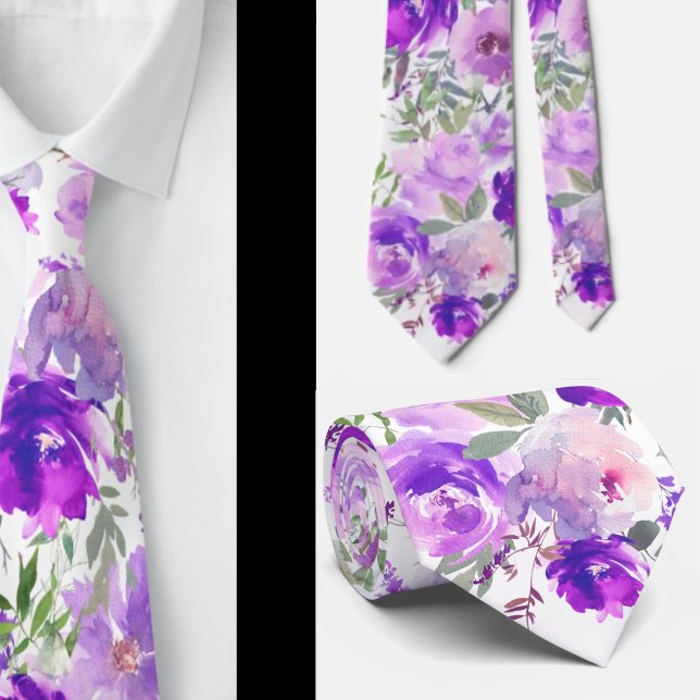 Corbata Rosas De Lavanda De Índigo Púrpura, Ataque De Cuel (Subido por el creador)