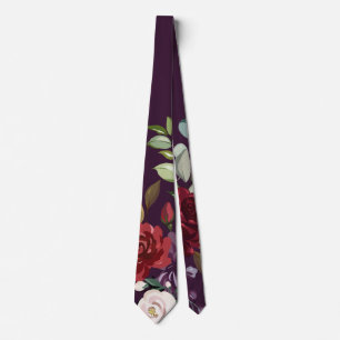 Corbata Rosas De Oro Geométrico Fl De Oro De Los Hombres V
