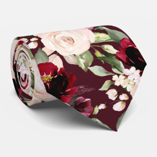 Corbata Rosas de Rubor de PixDezine H2 con flores de borgo