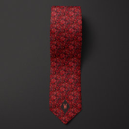 Corbata Rosas del Gran Cubismo Rojo