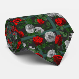 Corbata Rosas florales Red Elegent