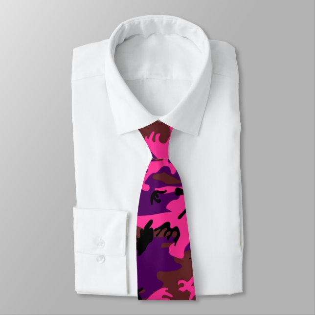 Corbata Rosas fuertes Camo (Atado)