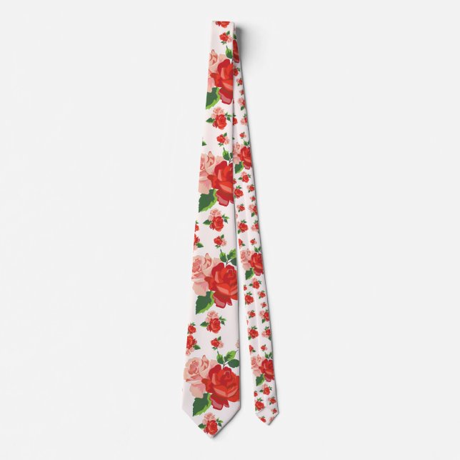 Corbata Rosas Para U (Anverso)