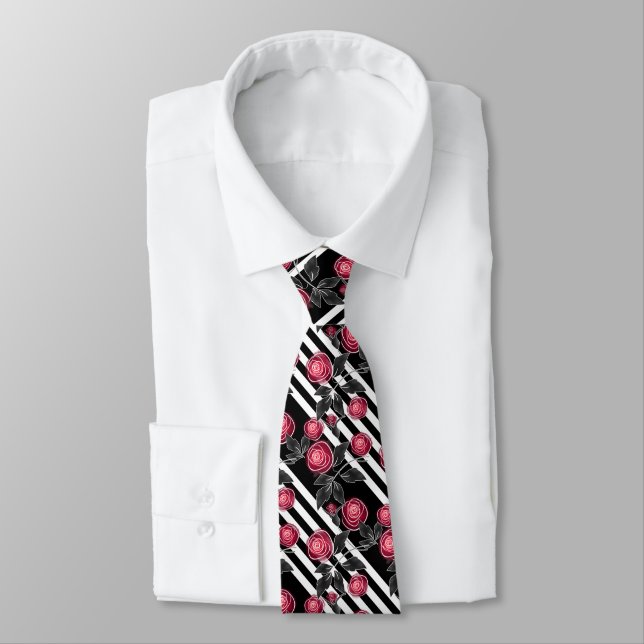 Corbata Rosas rojas (Atado)