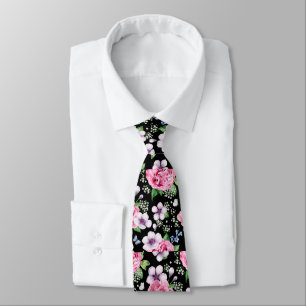 Corbata Rosas Rosadas
