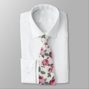 Corbata Rosas rosas rosas