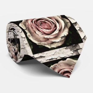 Corbata rosas rotos