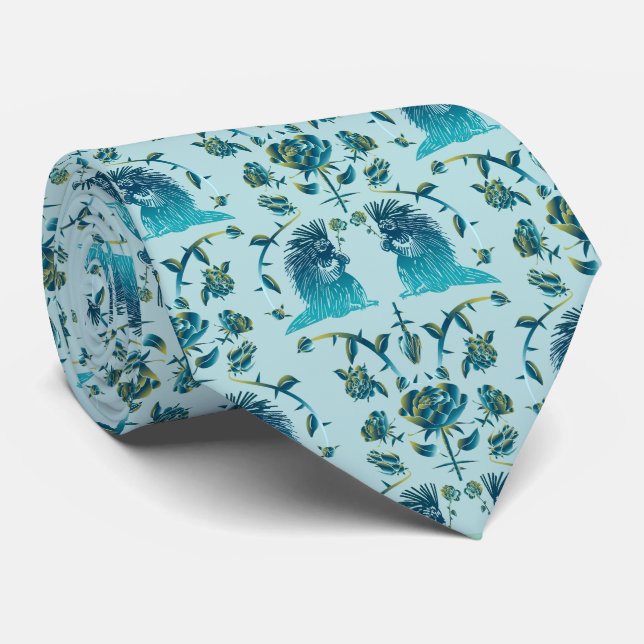 Corbata Roses In a Rough Patch Neck Tie (Enrollado)