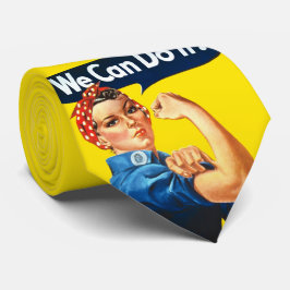 Corbata Rosie the Riveter (Poster icónico) (¡Podemos hacer