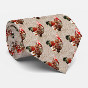 Corbata Rostro marrón multicolor,