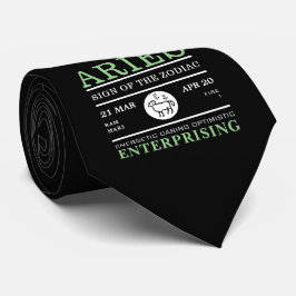 Corbata Rótulo Aries del Zodiaco, Astrológico