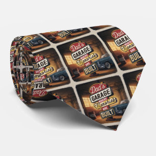 Corbata Rótulo automotriz de la época de moda de los garaj