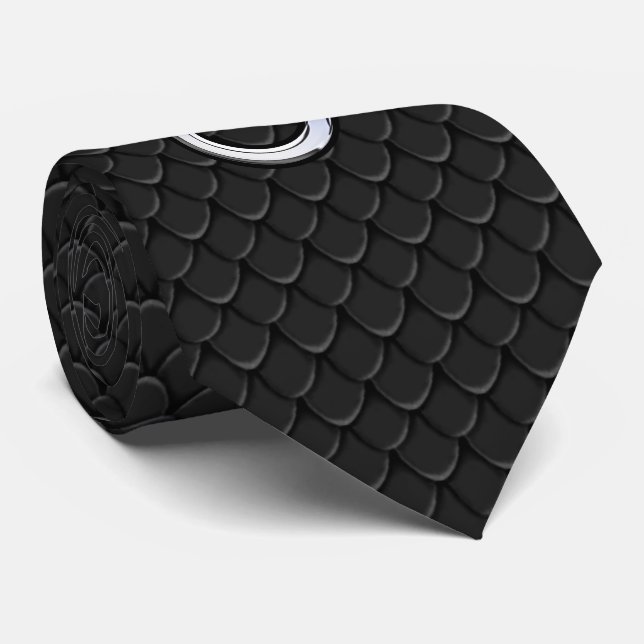 Corbata Rótulo cromado como Taurus Zodiac (Enrollado)