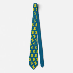 Corbata Rótulo en dólares
