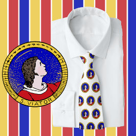 Corbata Roundel de San Viador de Lyon el Catecista (LD 01)