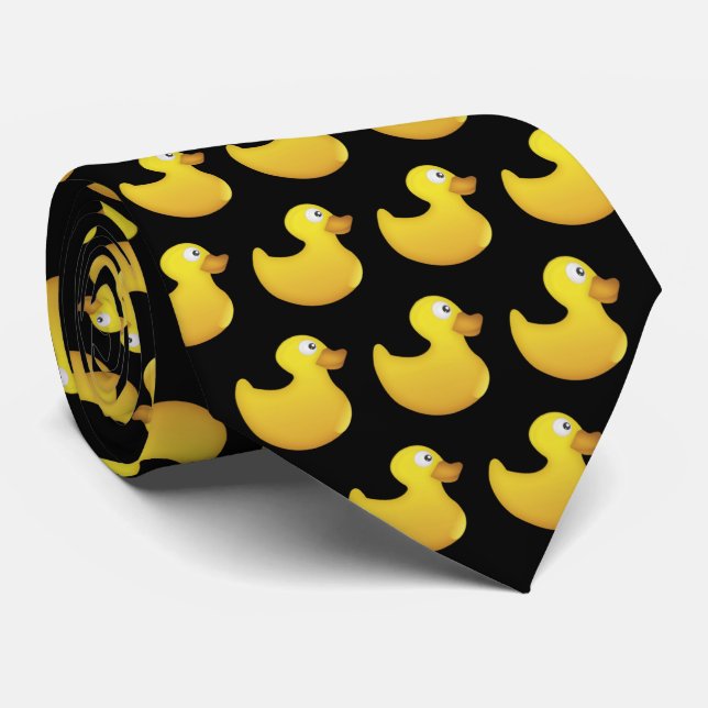 Corbata Rubber Ducky Amarillo | Divertido (Enrollado)