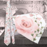 Corbata Rubor Eucalyptus Garden Wedk Neck Tie<br><div class="desc">Un jardín de eucaliptos rosa y plateado de lujo acuarela floral de corbata de cuello boda con acuarela pintada de florales de peonías en flor con cepas de eucalipto trepando en el fondo. Esta corbata de cuello boda floral rosa y verde es adecuada para cualquier ocasión.</div>