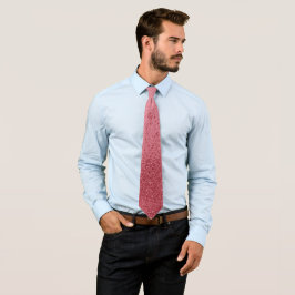 Corbata Ruby Red Faux Purpurina Sparkles Boda