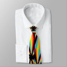 Corbata rueda de espirales arco iris