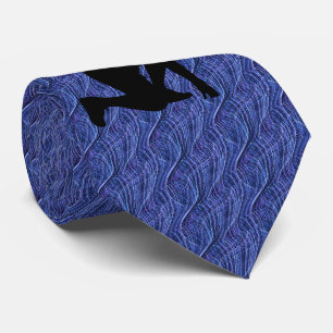 CORBATA RUNNER MED. ÚNICO AZUL