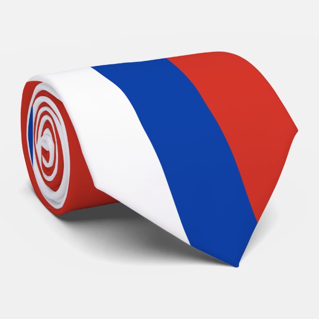 Corbata Russian Flag (Russia) (Enrollado)