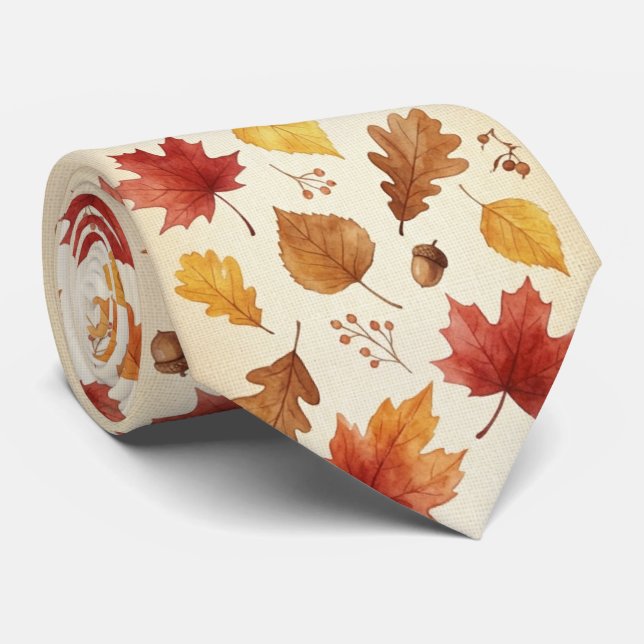 Corbata Rustic Fall Groomsmen (Enrollado)