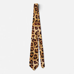 Corbata Rustic Texture Leopard Print