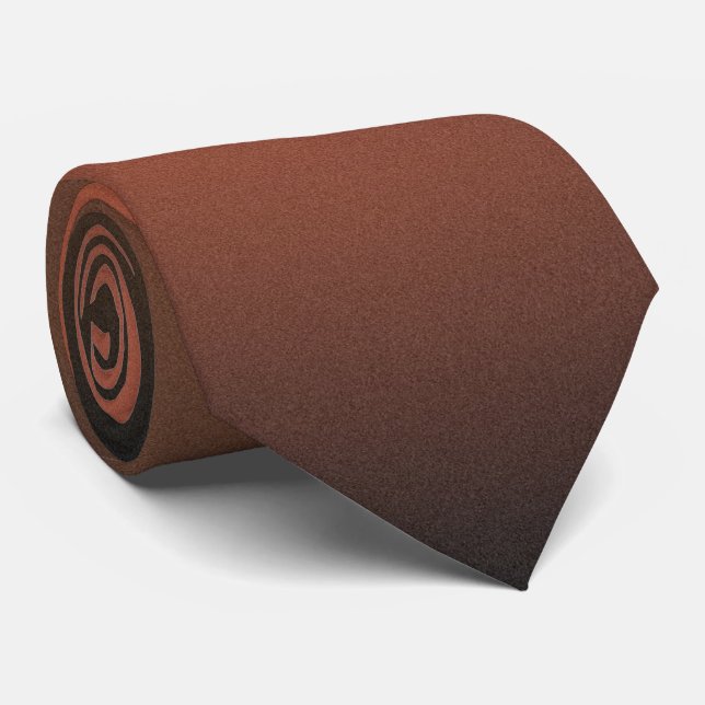 Corbata Rusty Fall Ombre Personalizado Necktie (Enrollado)